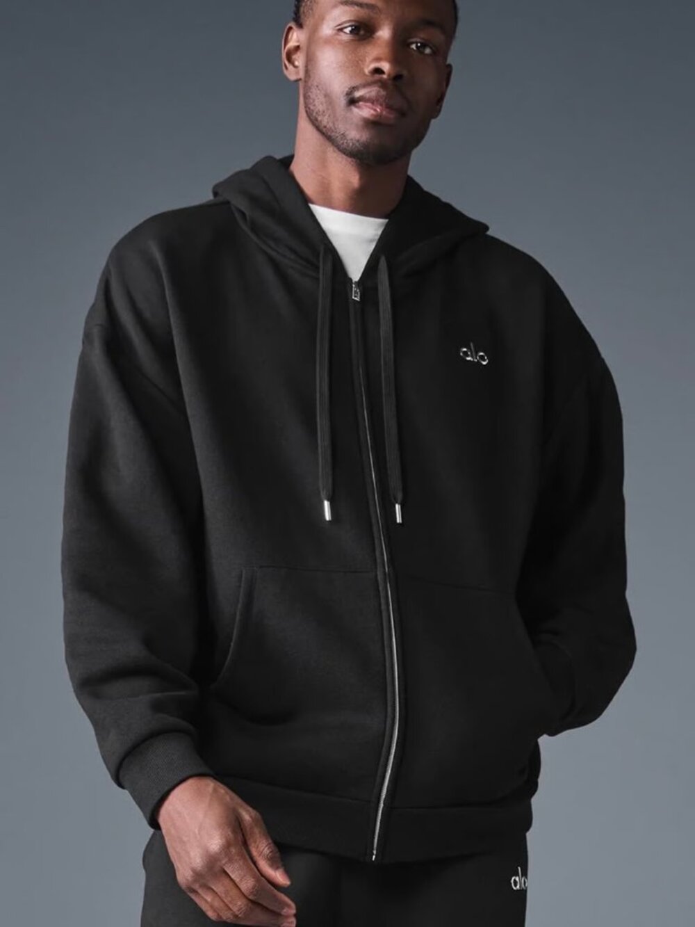 Alo Yoga Accolade Full Zip Hoodie - S